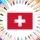 Colories le drapeau de la Suisse