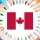 Colories le drapeau du Canada