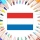 Colories le drapeau des Pays-Bas