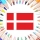 Colories le drapeau du Danemark