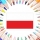 Colories le drapeau de la Pologne