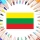Colories le drapeau de la Lituanie