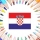 Colories le drapeau de la Croatie