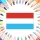 Colories le drapeau du Luxembourg
