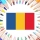 Colories le drapeau de la Roumanie