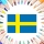 Colories le drapeau de la Suède