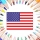 Colories le drapeau des Etats-Unis
