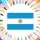 Colories le drapeau de l'Argentine