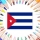Colories le drapeau de Cuba