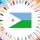 Colories le drapeau de Djibouti