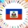 Colories le drapeau d'Haiti